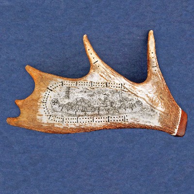 Voyageur cribbage board