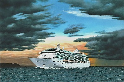 RCI Jewel of the Seas in the Baltic Sea